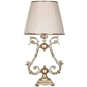 آباژور رومیزی برنزی چشمه نور مدل C2986/1T-A آنتیک