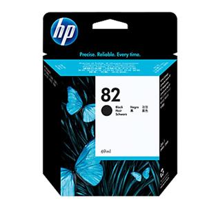 کارتریج پرینتر 82 مشکی (69 میل)  اچ پی (HP DesignJet Ink Cartridge 69-ml Black 82 (CH565A