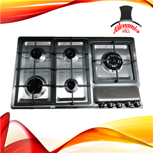 اجاق گاز صفحه ای استیل لیدر افروز طرح بوش شعله کنار کوهان دار