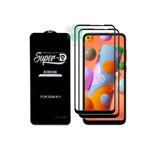 گلس گوشی سامسونگ Samsung Galaxy A11 تمام صفحه Super D