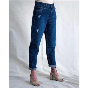 شلوار جین مام استایل زنانه قد 90