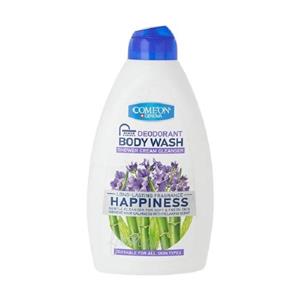 شامپو بدن کامان مدل شاداب کننده Happpiness حجم ۵۱۰ میلی لیتر Comeon Happiness Shower Cream Cleanser For All Skin Types 510ml