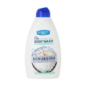 شامپو بدن کامان مدل لایه بردار Scrubbing حجم ۵۱۰ میلی لیتر Comeon Scrubbing Shower Gel Cleanser For All Skin Types 510ml