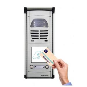 پنل آیفون تصویری کارتخوان سیماران مدل شش واحدی فوژان -VFC6D/N (همراه ماژول کارتخوان)