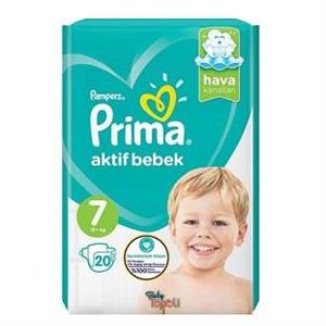 پوشک پریما پمپرز ترکیه سایز 7 Pampers Prima 20 عددی 