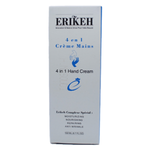 کرم مرطوب کننده ضد چروک دست 4 در 1 اریکه 150 میل Erikeh in Hand Cream 150ml 