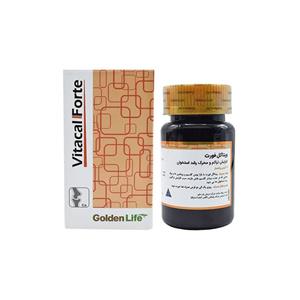 قرص ویتاکل فورت گلدن لایف 30 عددی | افزایش تراکم و محرک رشد استخوان Golden Life Vitacal Forte
