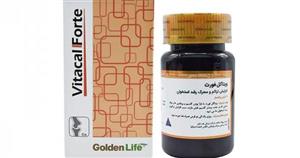 قرص ویتاکل فورت گلدن لایف 30 عددی | افزایش تراکم و محرک رشد استخوان Golden Life Vitacal Forte