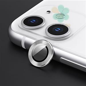 گلس محافظ لنز دوربین گوشی اپل ایفون Apple iPhone 11 مدل دور فلزی 