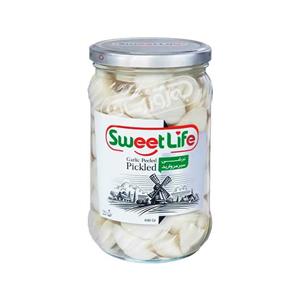 ترشی سیر مروارید 660 گرمی sweet life 