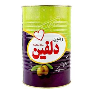 زیتون پرورده ممتاز شیرین حلبی دلفین 4000گرمی