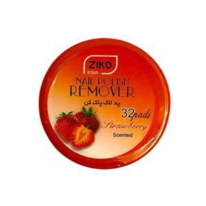 پد لاک پاک کن زیکو مدل توت فرنگی 32 عددی