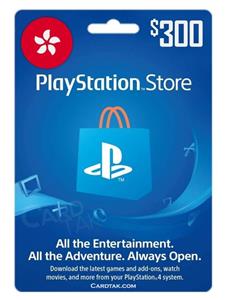 گیفت کارت پلی استیشن هنگ کنگ 300 دلار هنگ کنگ Hong Kong Playstation Network Giftcard