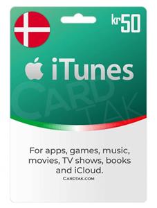 گیفت کارت اپل دانمارک 50 کرون Denmark Apple store, App store & iTunes gift card