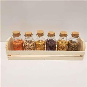 باکس چوبی رومیزی رنگ چوب