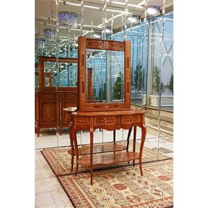 آینه و کنسول کلاسیک معرق مدل موج هیواهوم ( صنایع چوبی راش )