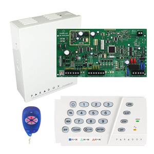پنل MG5000 به همراه کی پد K636 و ریموت REM1 پارادوکس و جعبه فلزی