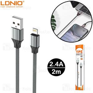 کابل میکرو یو اس بی الدینیو LDNIO LS442 MicroUSB 2m 2.4A Cable 