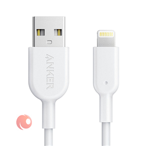 کابل شارژ  Lightning USB انکر مدل Powerline II 1 Meter