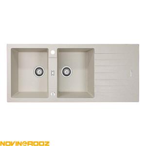 سینک گرانیتی کن تراست مدل TIPTOE دولگنه سفید