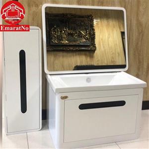 دستشویی کابینتی آلفا سفید 70 سانتی کاترین