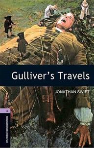 Gullivers Travels  کتاب داستان اثر جاناتان سویفت Oxford Bookworms 4 Gullivers Travels