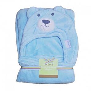 پتوی کلاهدار کارترز با پاپوش سفید طرح خرس Carters Bear Blankets 