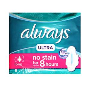 پد بهداشتی بانوان ماندگاری بیشتر الویز8 عددی ALWAYS Ultra Fresh Pad 8Pcs 