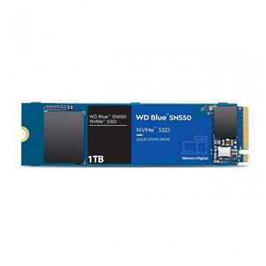 حافظه SSD اینترنال 1 ترابایت WD مدل BLUE SN550 WDS100T2B0C Western Digital Blue SN550 PCIe Gen3 x4 M.2 2280 NVMe 1TB Internal SSD Drive