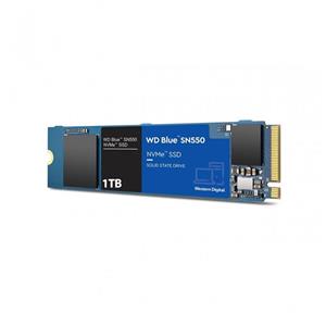 حافظه SSD اینترنال 1 ترابایت WD مدل BLUE SN550 WDS100T2B0C Western Digital Blue SN550 PCIe Gen3 x4 M.2 2280 NVMe 1TB Internal SSD Drive