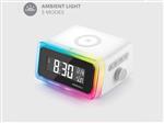 پاوربانک ساعت وایرلس مومکس MOMAX 4-in-1 Digital Alarm Clock with Wireless Charging Station QC2CNW