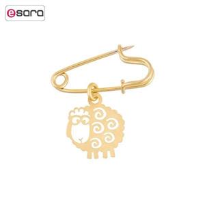 Rosa PG19 Gold Brooch
