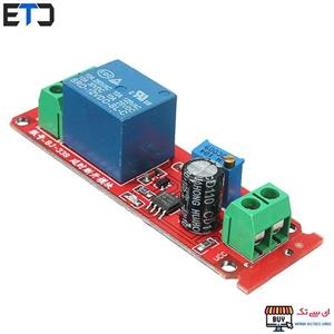 ماژول تایمر NE555 با رله و تنظیم تاخیر