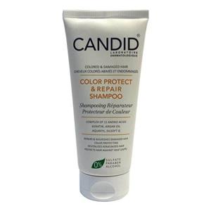شامپو ترمیم کننده تثبیت رنگ کاندید برای مو های شده اسیب دیده Candid Shampoo For Hair Color Stabilization Dyed And Damaged 200ml 