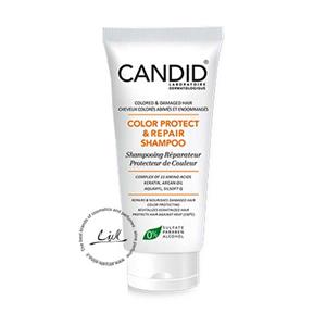 شامپو ترمیم کننده تثبیت رنگ کاندید برای مو های شده اسیب دیده Candid Shampoo For Hair Color Stabilization Dyed And Damaged 200ml 