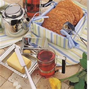 دستگیره قابلمه کتان طرح اسپرید آبی Blue Sprid