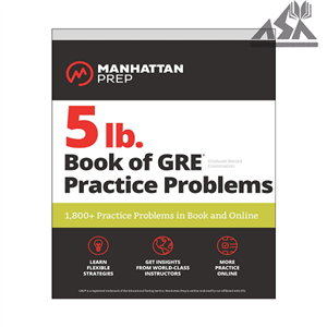 جی ار ای منهتن GRE Manhattan 5lb. Book of Practice Problems 