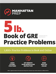 جی ار ای منهتن GRE Manhattan 5lb. Book of Practice Problems 