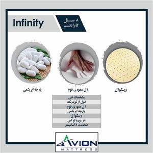 تشک 90*200 طبی فنری Avion مدل اینفینیتی Infinity