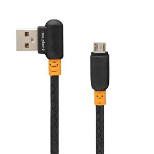 کابل شارژ microUSB ایمافون ima-A42 مشکی | مخصوص پاوربانک
