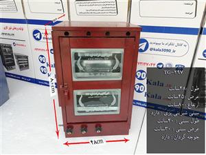 تنور گازی کوره ای قرمز چهار سینی جوجه گردان ۹۰ کالا مدل TG-297