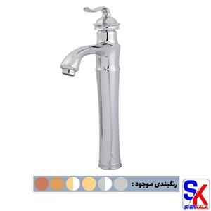 شیر روشویی زرشام مدل بامبو پایه بلند