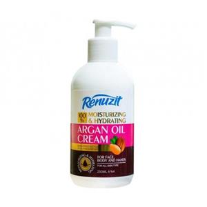 کرم مرطوب کننده رینوزیت مدل ARGAN OIL حجم 250 میلی لیتر Renuzit Argan Oil Moisturizing And Hydrating Cream 250ml