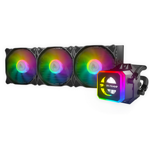 فن پردازنده Lian Li Galahad AIO360 RGB Black Cougar Helor 360 CPU Liquid Cooling With Addressable RGB AIO Cooler  RL-HLR360-V1