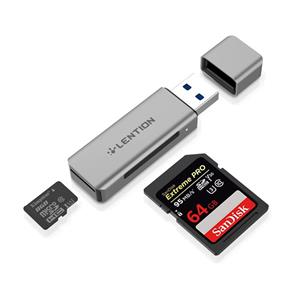 مبدل USB-C به SD/microSD لنشن مدل CB-TP-H7 Converter Lention To Model 