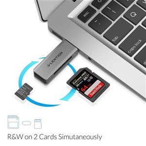 مبدل USB-C به SD/microSD لنشن مدل CB-TP-H7 Converter Lention To Model 