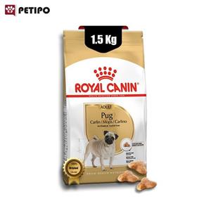 غذای خشگ سگ ادالت پاگ رویال کنین Royal Canin Dog Pug Adult Food وزن 1.5 کیلوگرم 