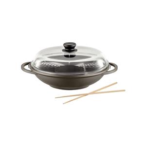 تابه وک برندس آلمان Balance Wok mit hohem Glasdeckel und Zubehör