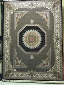 فرش ۹ متری طرح ماهی مدرن سرمه ای وزرا ۷۰۰شانه