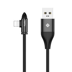 کابل شارژ لایتنینگ سر کج 1.2 متری توتو TOTU BLA-055 Revival Series lightning cable 1.2m 